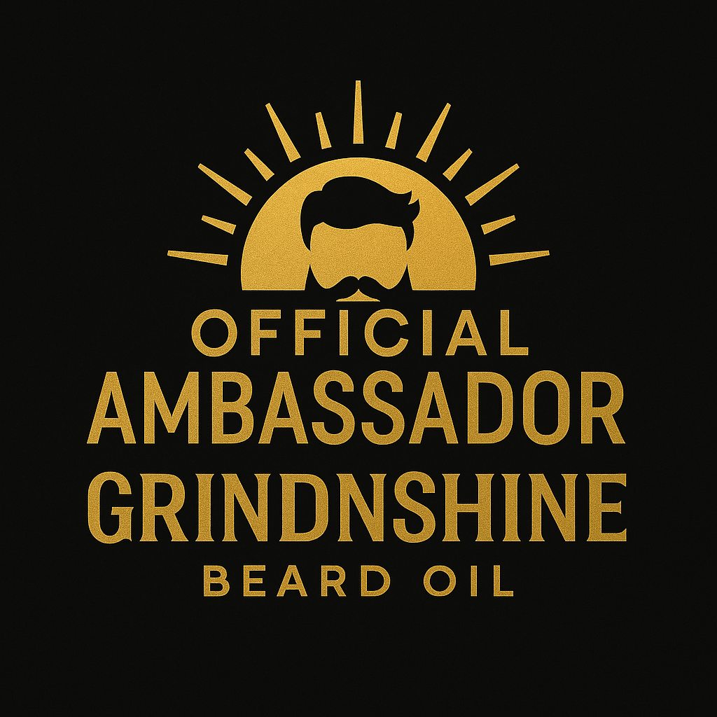 Official Ambassador GrindNShine Beard Oil Badge
